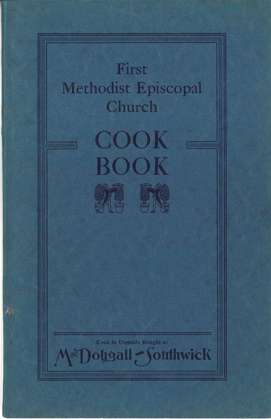 Cover of the First Church women's cookbook