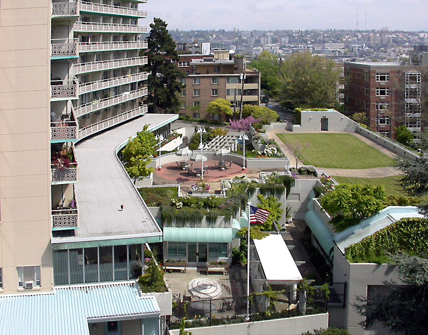 Bayview Manor retirement community building on Queen Anne Hill