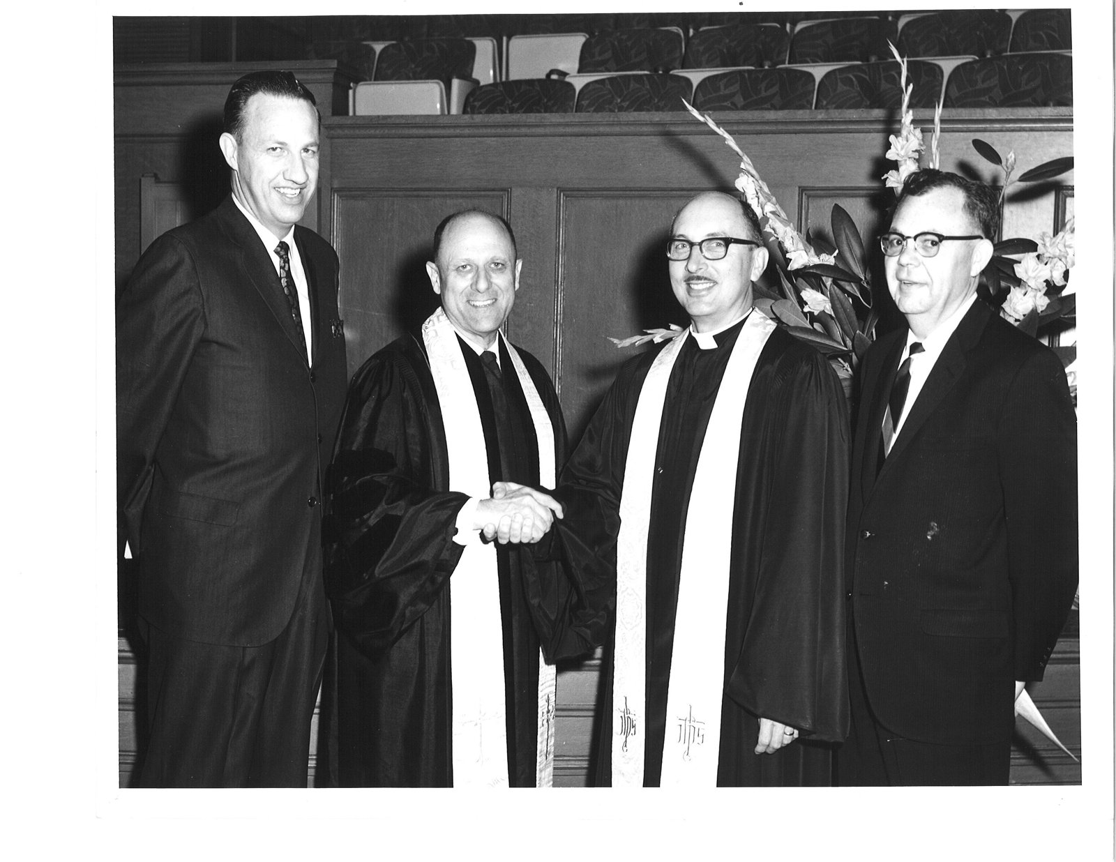 Clergy celebrating the 1967 Methodist and EUB merger