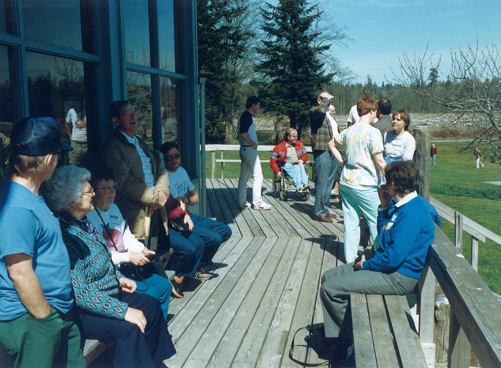 Church members at an All Church Retreat at Camp Indianola